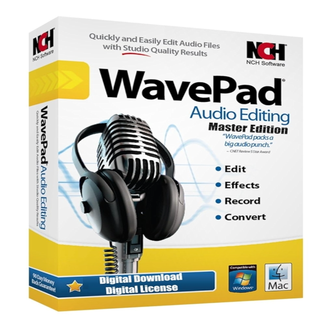 WavePad Audio Editing Masters Edition Lifetime Digital Download